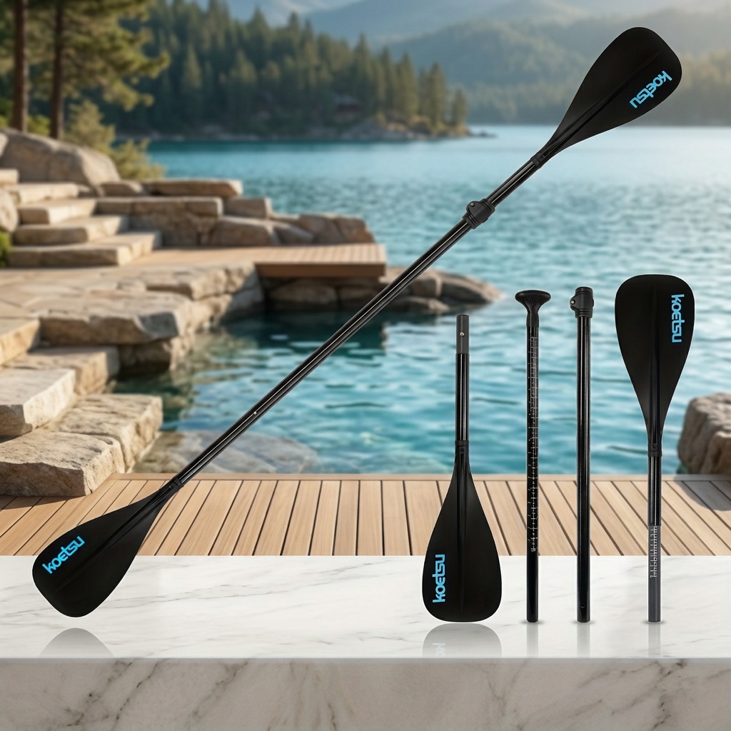 4-Section Quick-Release Paddle for Kayak & SUP