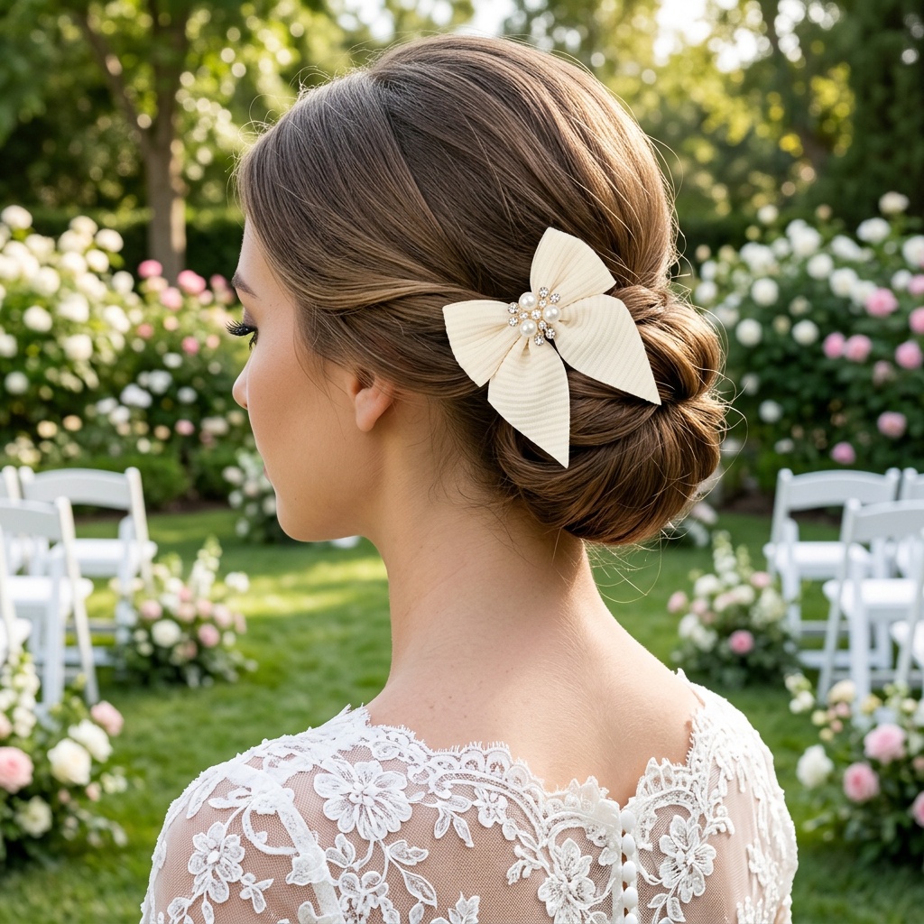 20/30pcs Elegant Hair Accessories Set with Rhinestone Bow Barrettes