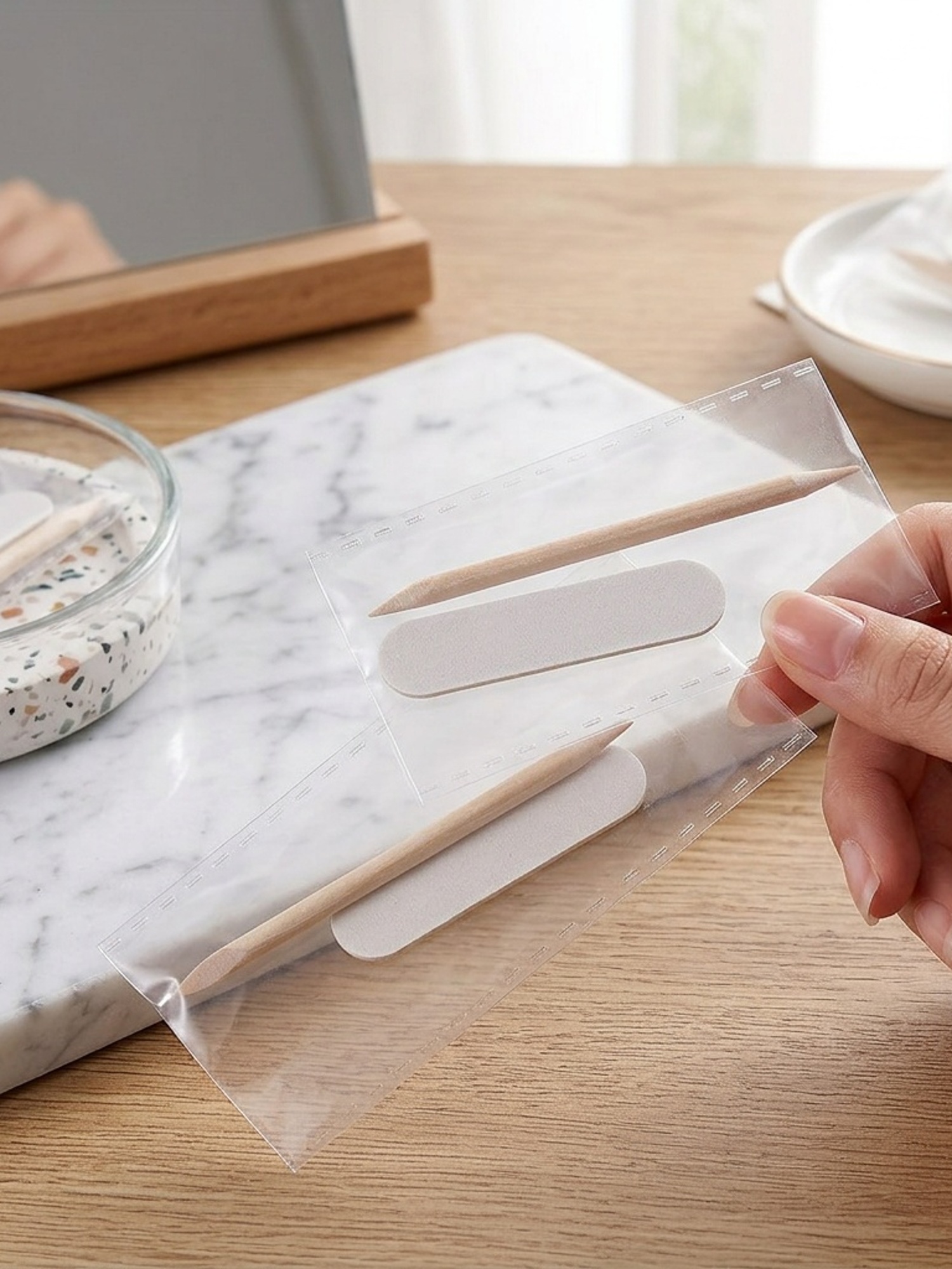 Disposable Mini Nail Files Manicure Set