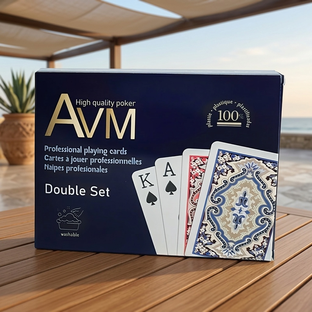 PVC Plastic Playing Cards for Poker Games