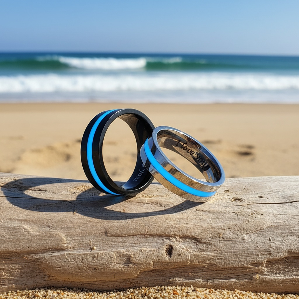 2pcs Luminous Circular Gear Glowing Rings
