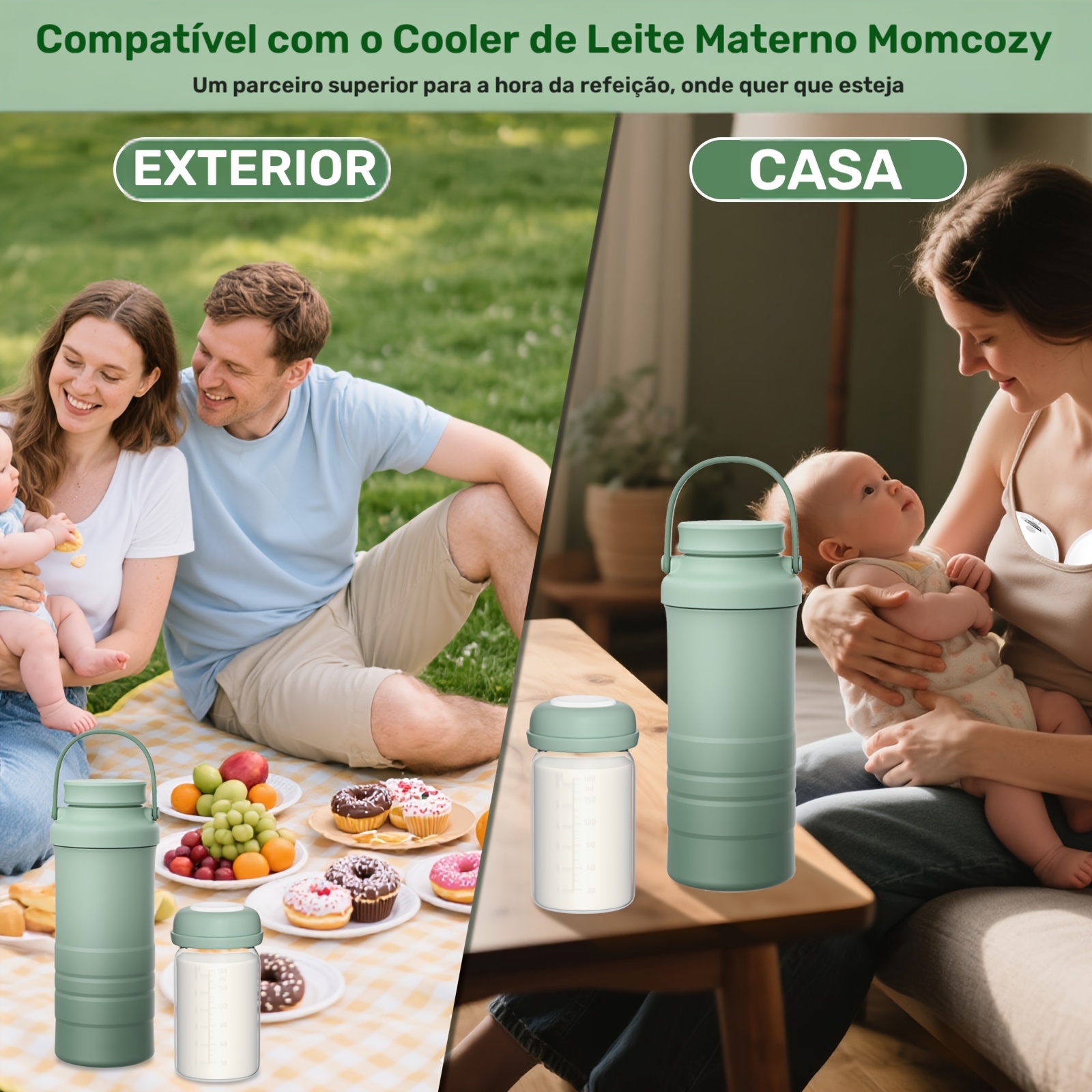  Coleção de Frascos para Armazenamento de Leite Materno 5