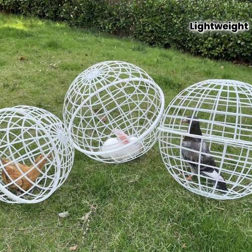 portable poultry cage heavy duty chicken coop with dog and horse proof design ideal for chicks ducks and birds as an outdoor mobile enclosure easy to assemble lightweight and protective suitable for backyards and