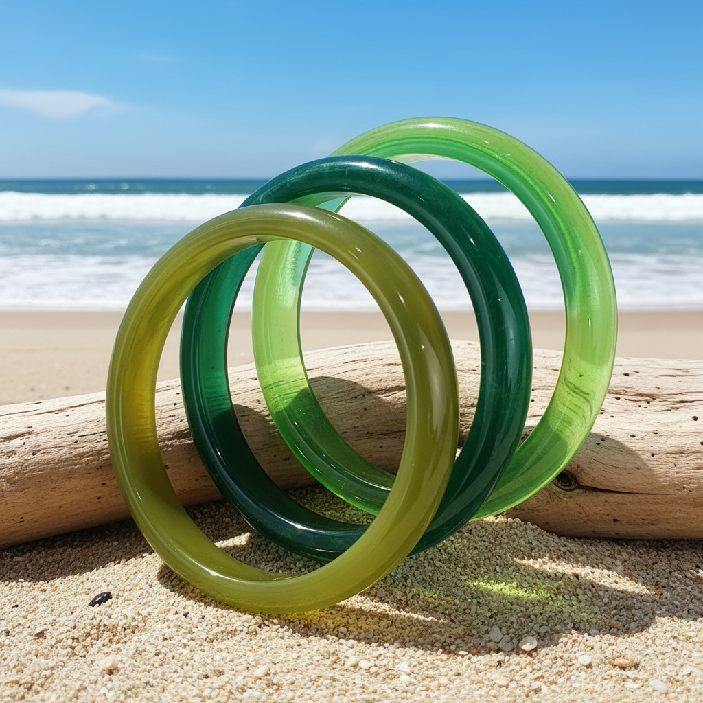 3pcs Minimalist Women's Vintage Bracelet Set, Stackable