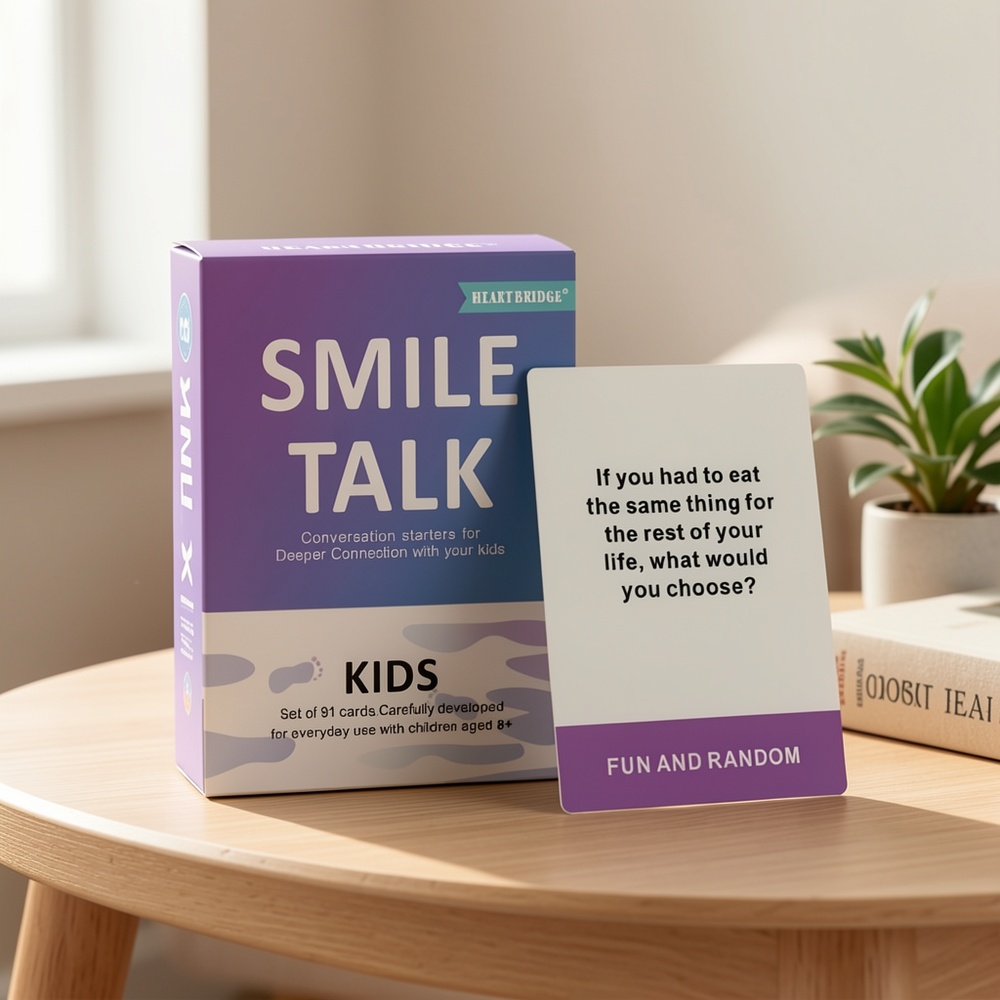 SMILE TALK Children's Dialogue Card Game for Creative Thinking