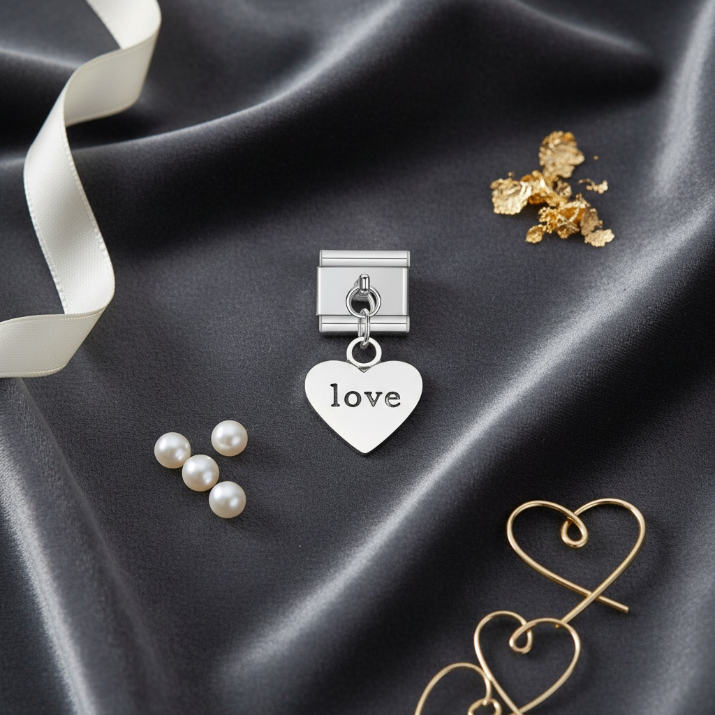 Charm Love Symbol Bracelet Fit for 9mm Bracelet