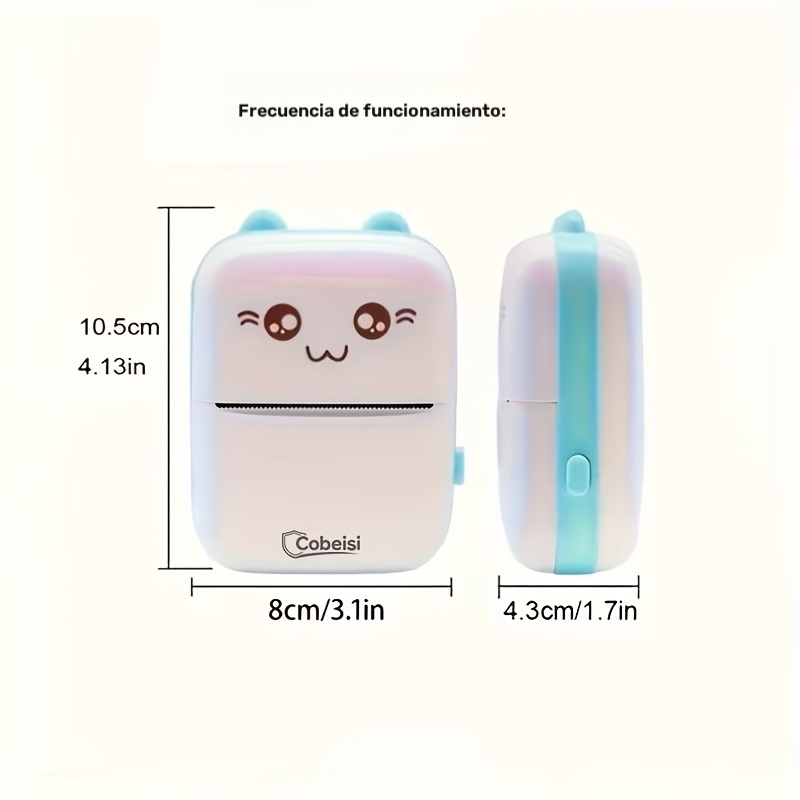mini impresora térmica portátil c9 inalámbrica bt 200dpi para fotos, etiquetas,  ,   de problemas de error, impresión usb, impresión térmica sin tinta 3