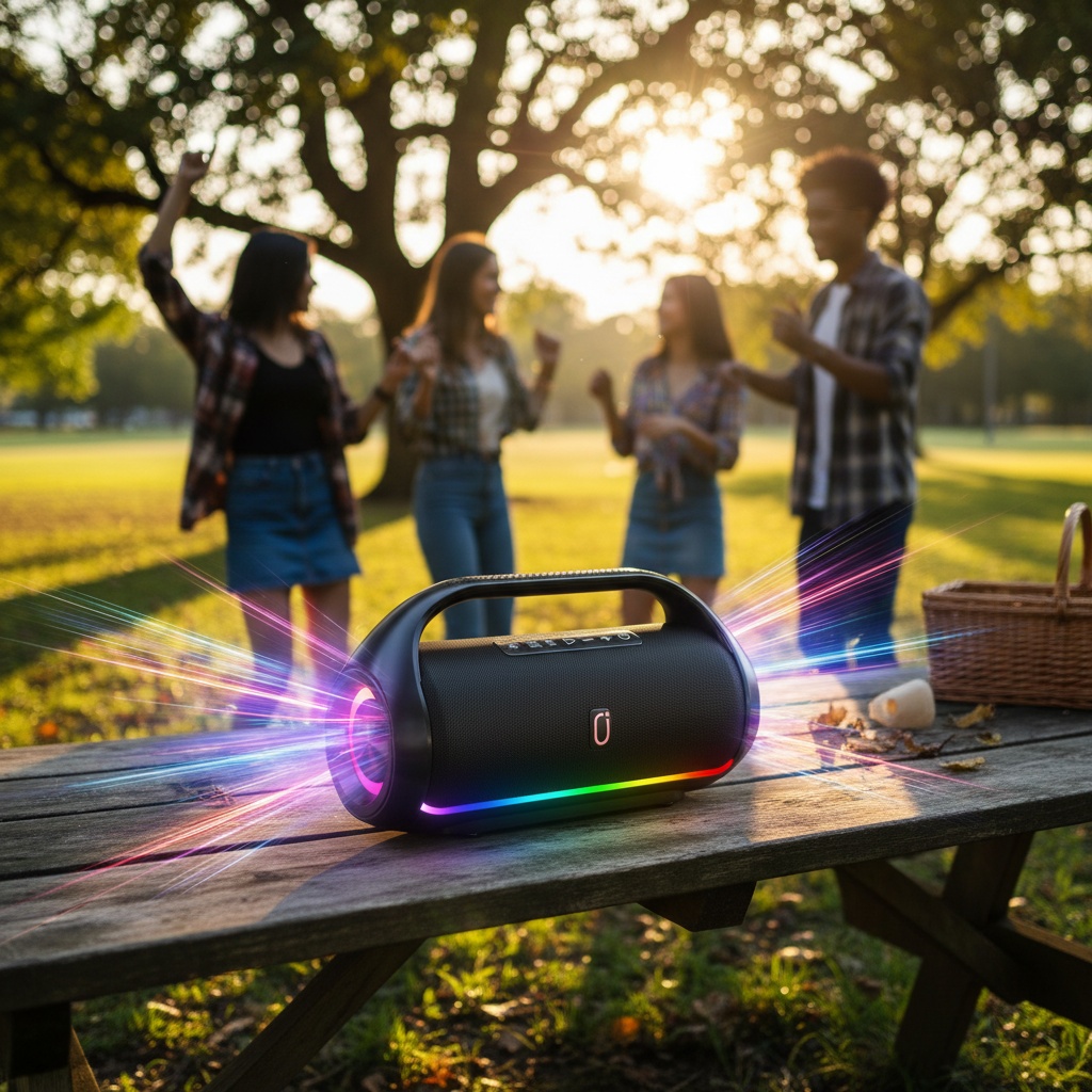 JYX D20 Portable Outdoor Wireless Bass Speaker - Features 3D... product image 8