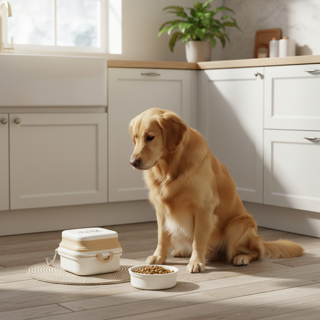 1  water bowl portable dog bowl for traveling 2 in 1 pet food and water feeder travel dog bowls with lid for walking traveling camping and hiking Product details 6