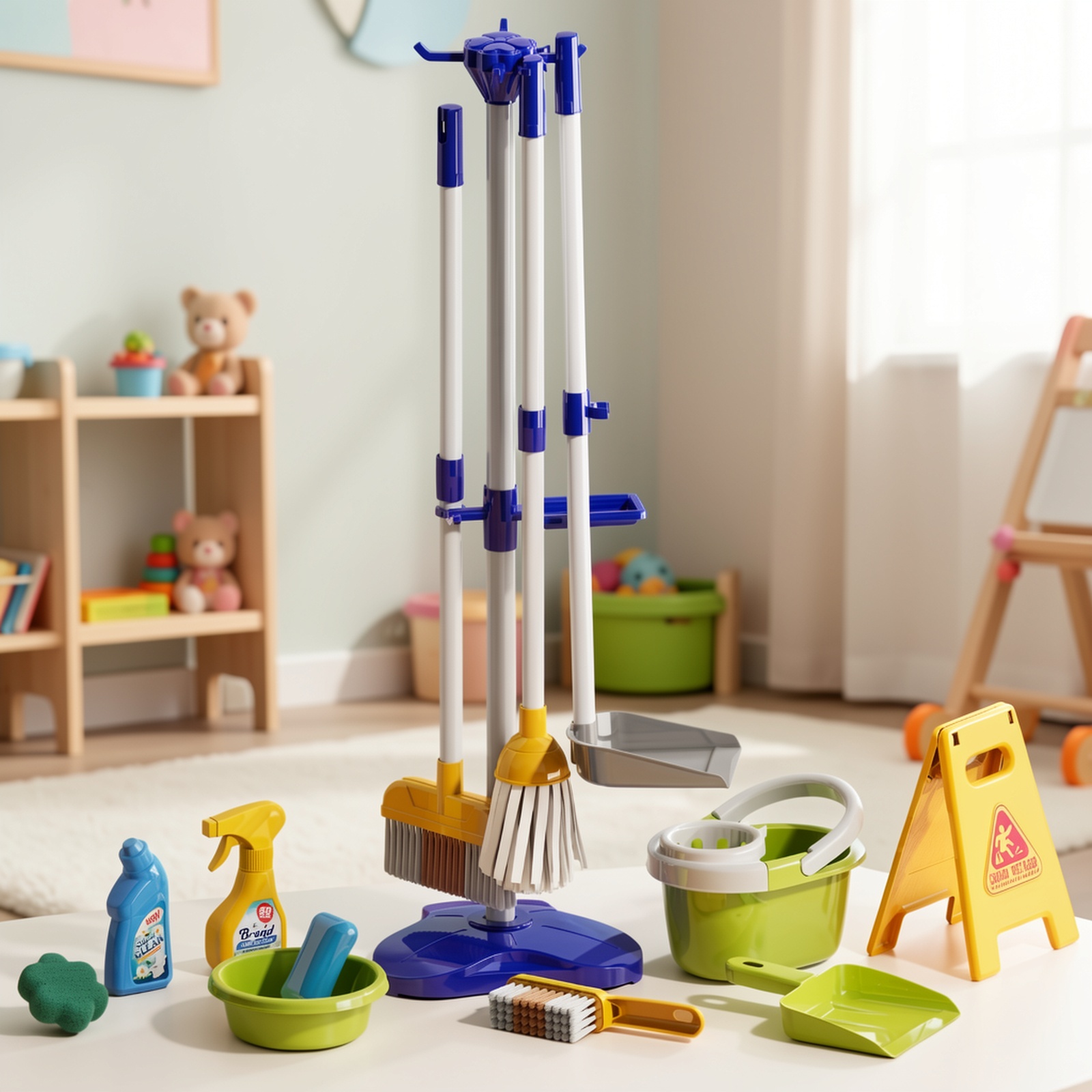 8pcs/13pcs Simulation Family Cleaning Toy Set