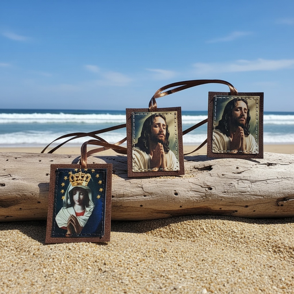 Bohemian-Style Polyester Scapular Necklace