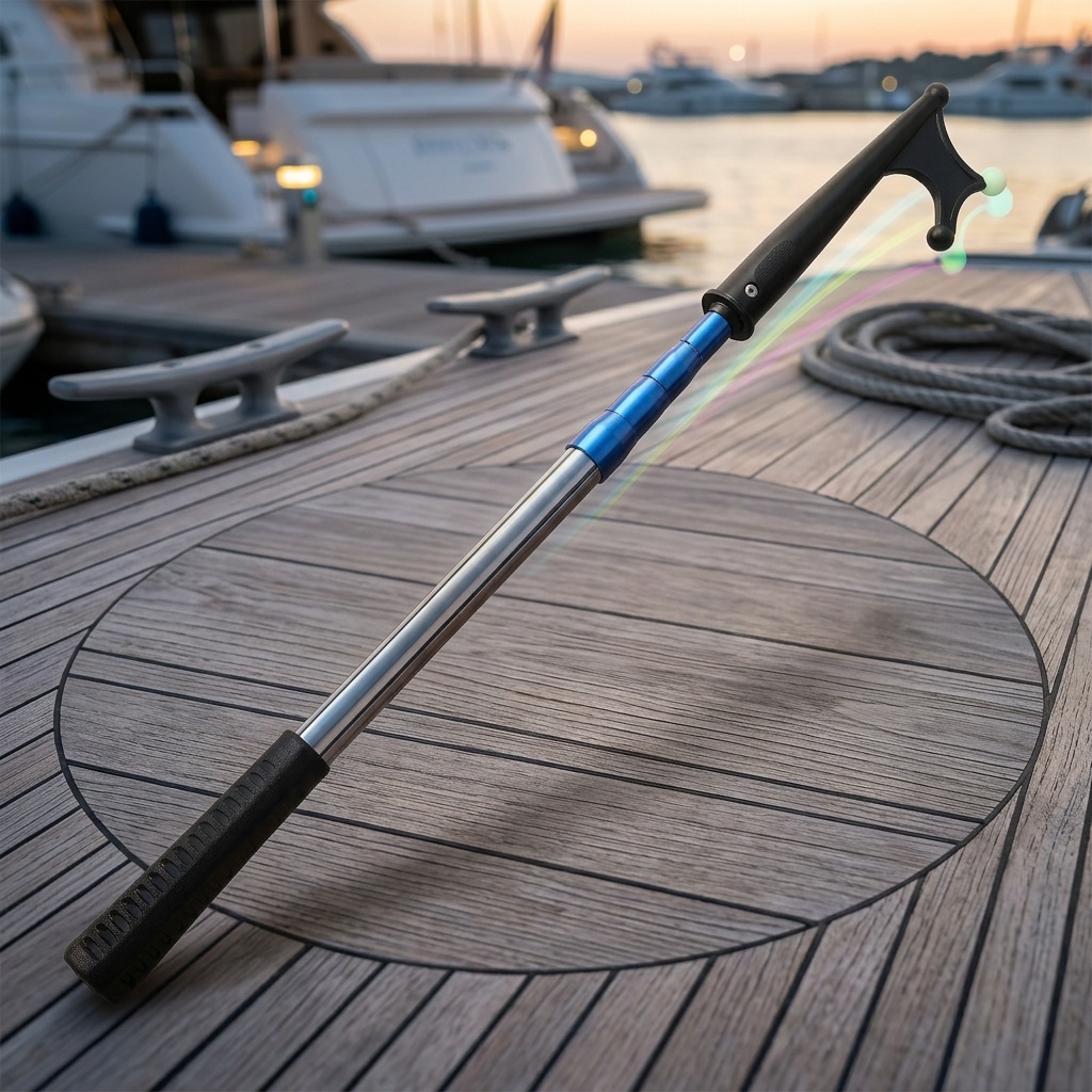 Adjustable Telescoping Boat Hook with Luminous Beads