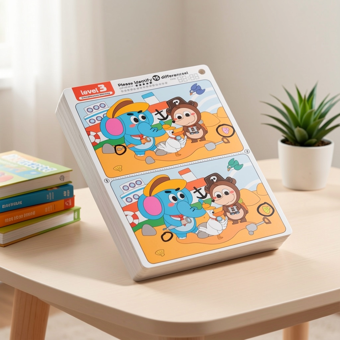 Spot the Difference Game Focus Training Set, 10 Sheets