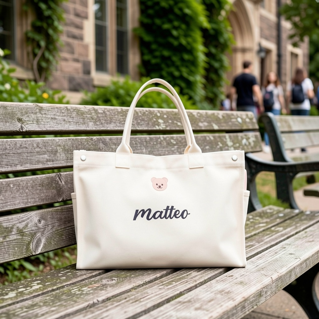Personalized Custom Embroidered Handbag, Large Capacity Tote