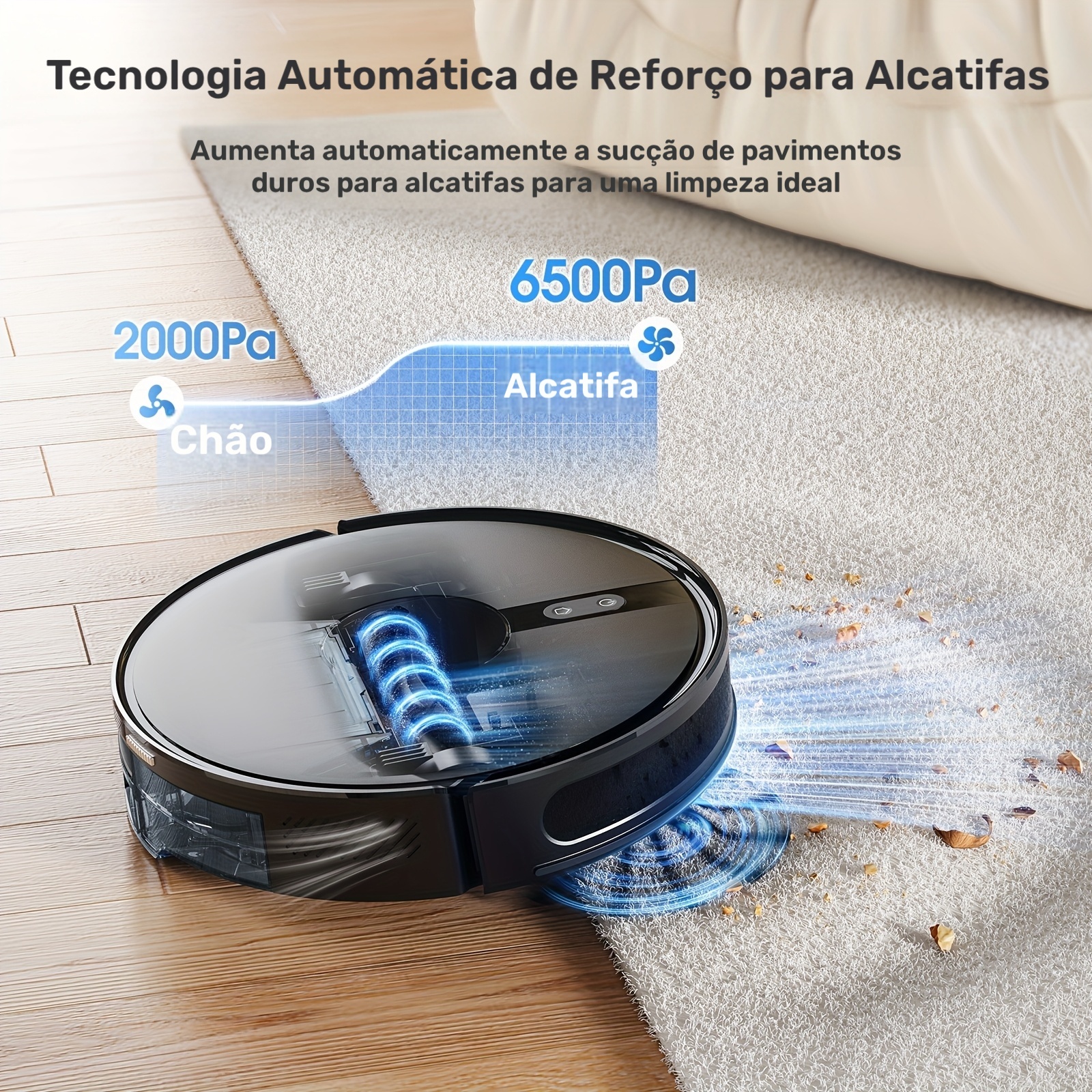 Lubluelu B40 Robot Aspirador, Robot Aspirador e Mopa 3 em 1 4