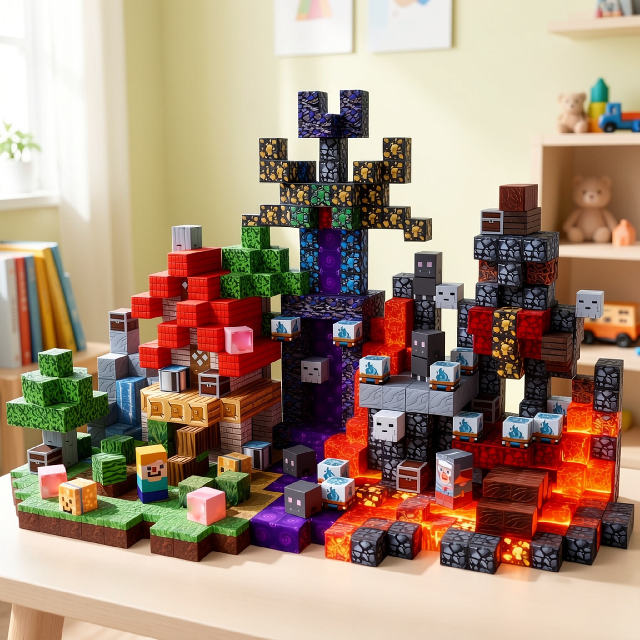 300pcs Magnetic Building Set for Creative Play