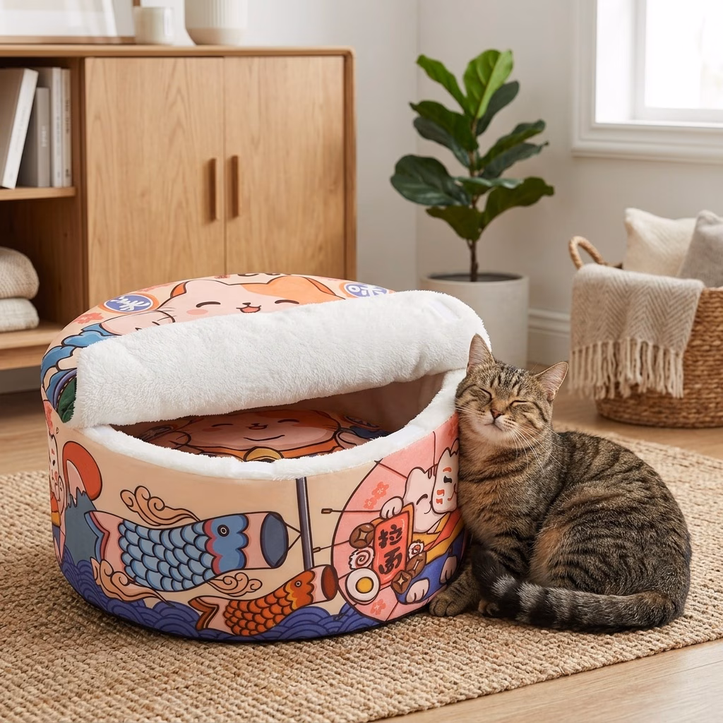 pet house kennel super large instant noodle beds cushion cup Product details 6