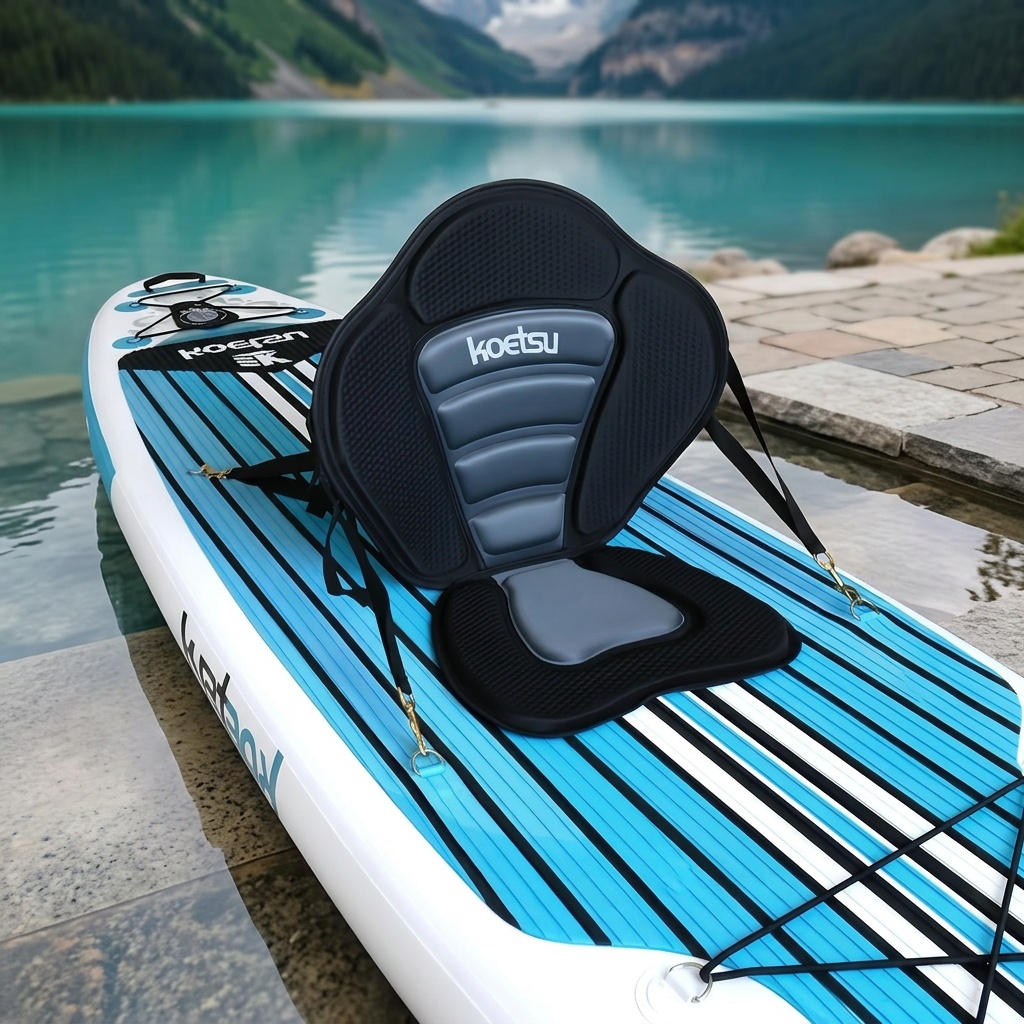 KOETSU Portable Canoe Seat with High Back Support