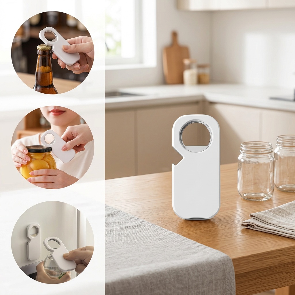 Multifunctional Magnetic Bottle and Can Opener