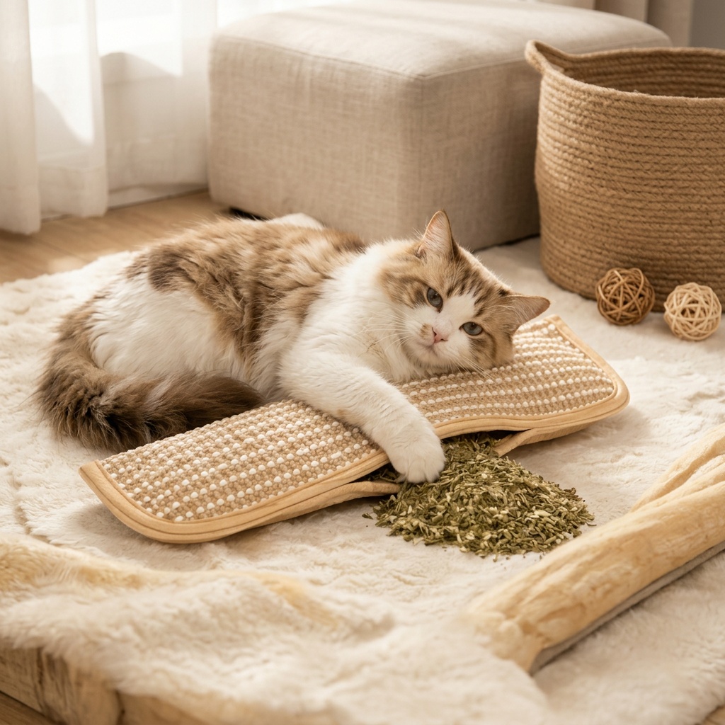 Sisal Cat Scratching Mat for All-Season Use