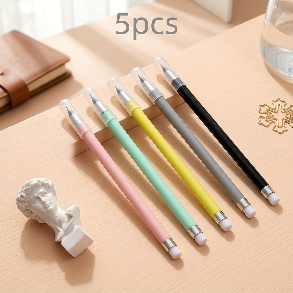 5pcs Eternal Pencils, No Sharpening Required