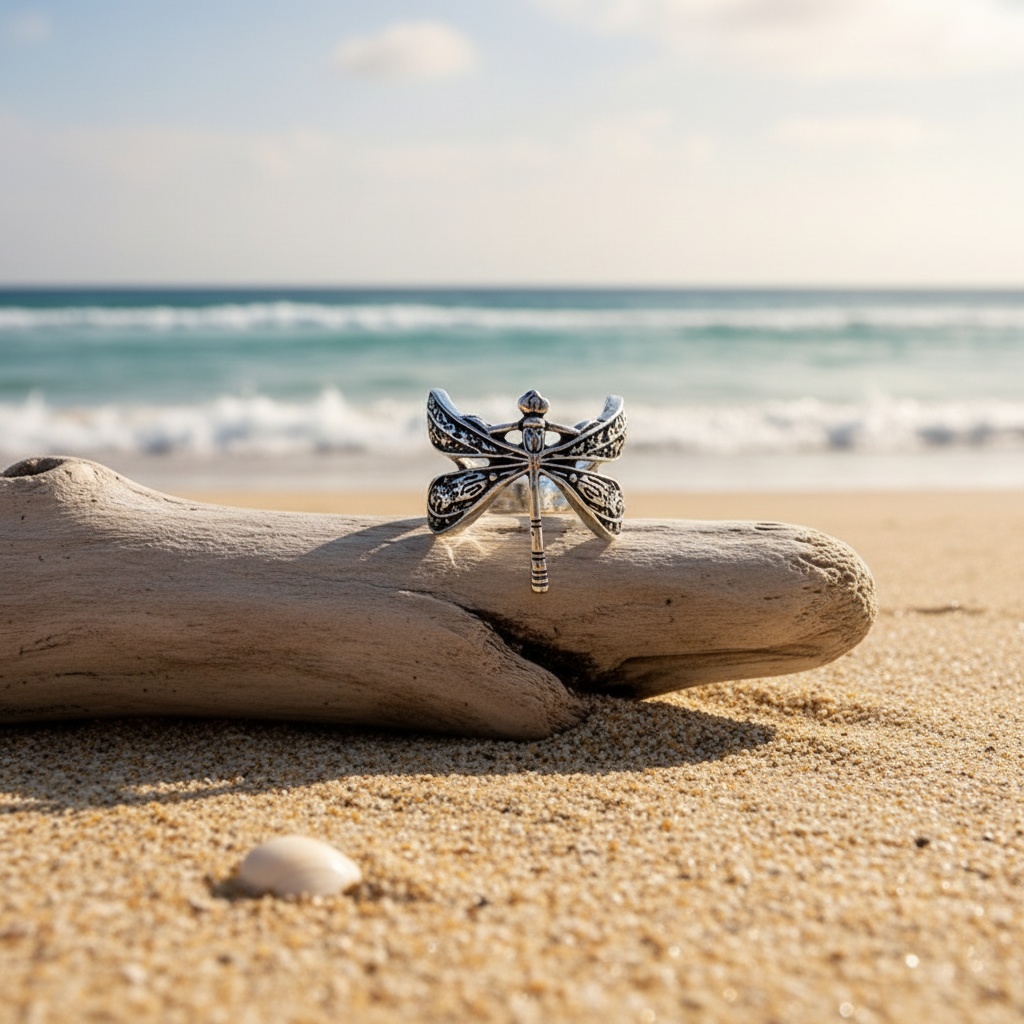 Women's Unique Dragonfly Pattern Ring — Wedding Engagement Gift