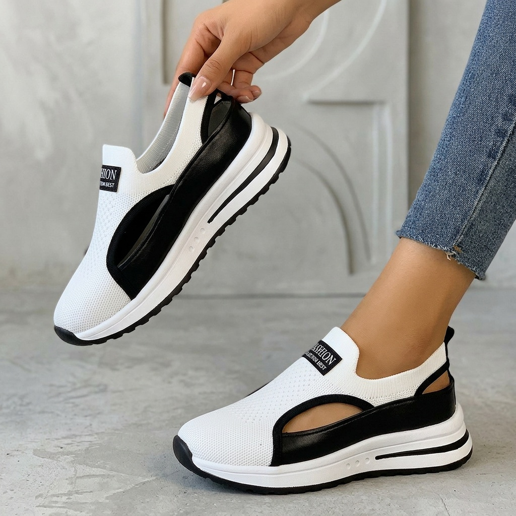 casual sandals womens fashion versatile breathable mesh summer running womens sandals women shoes Product details 7