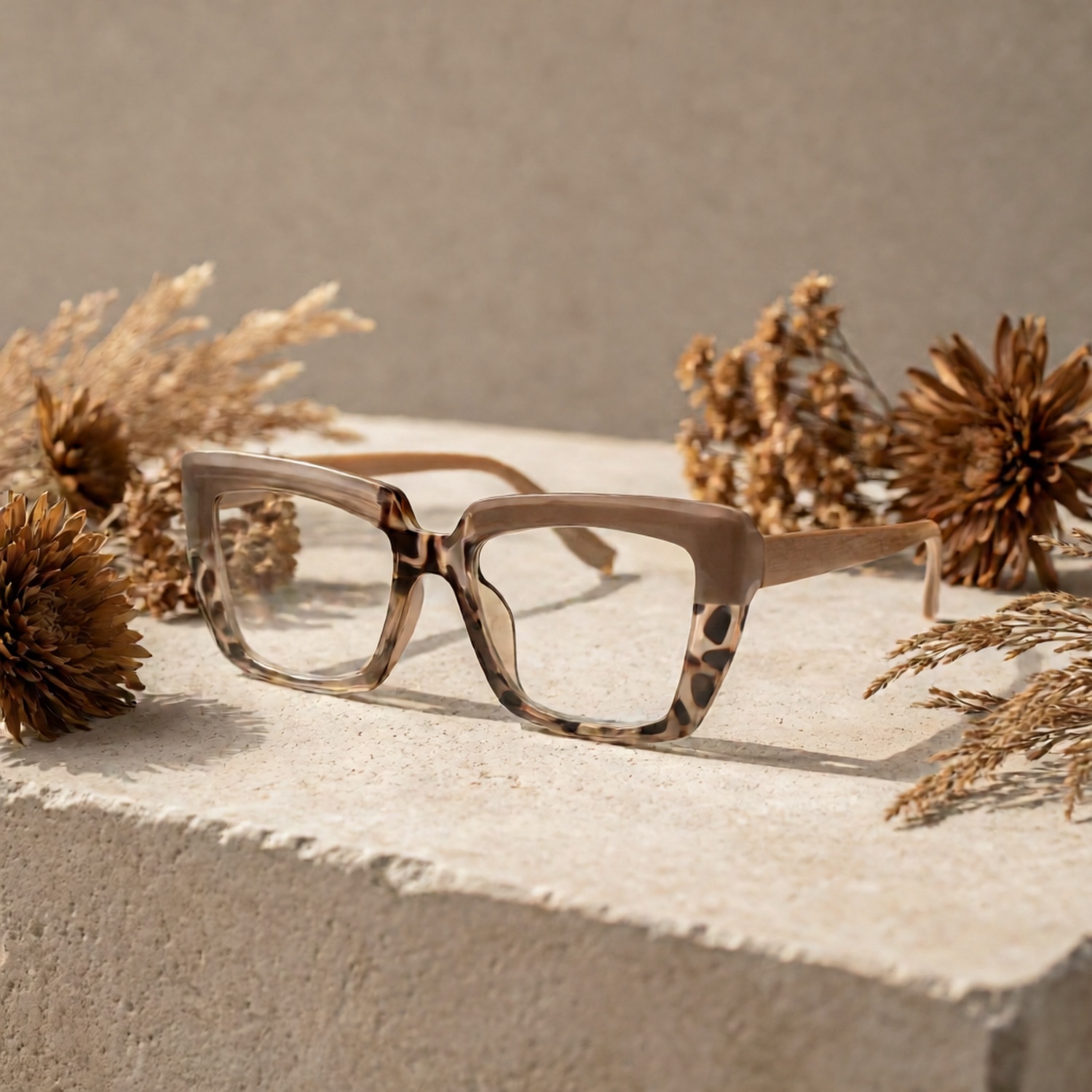 2pcs Cat Eye Large Frame Reading Glasses with Spring Hinges