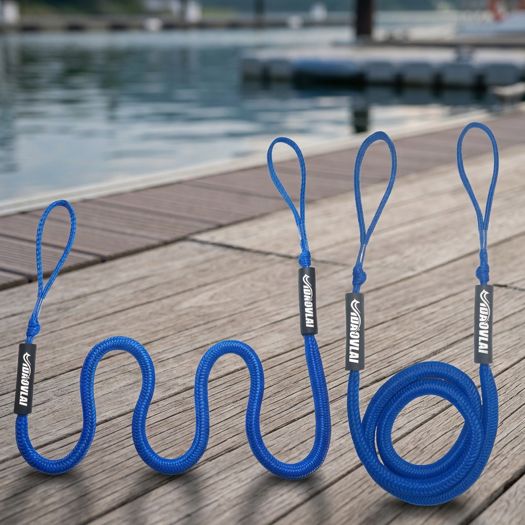 Heavy-Duty Bungee Dock Line with Foam Float
