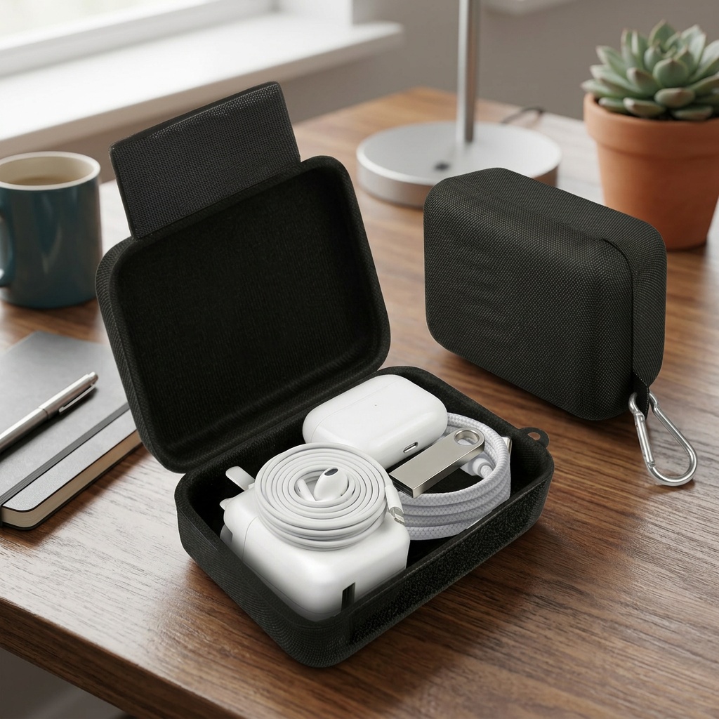 SARLAR Electronic Organizer, Portable Storage Bag for Cables