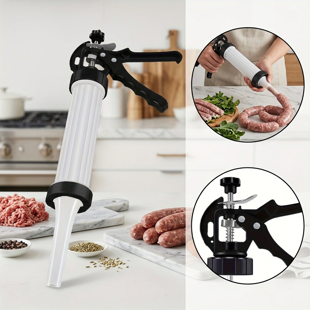 Household Manual Sausage Maker Casing Stuffer Tool