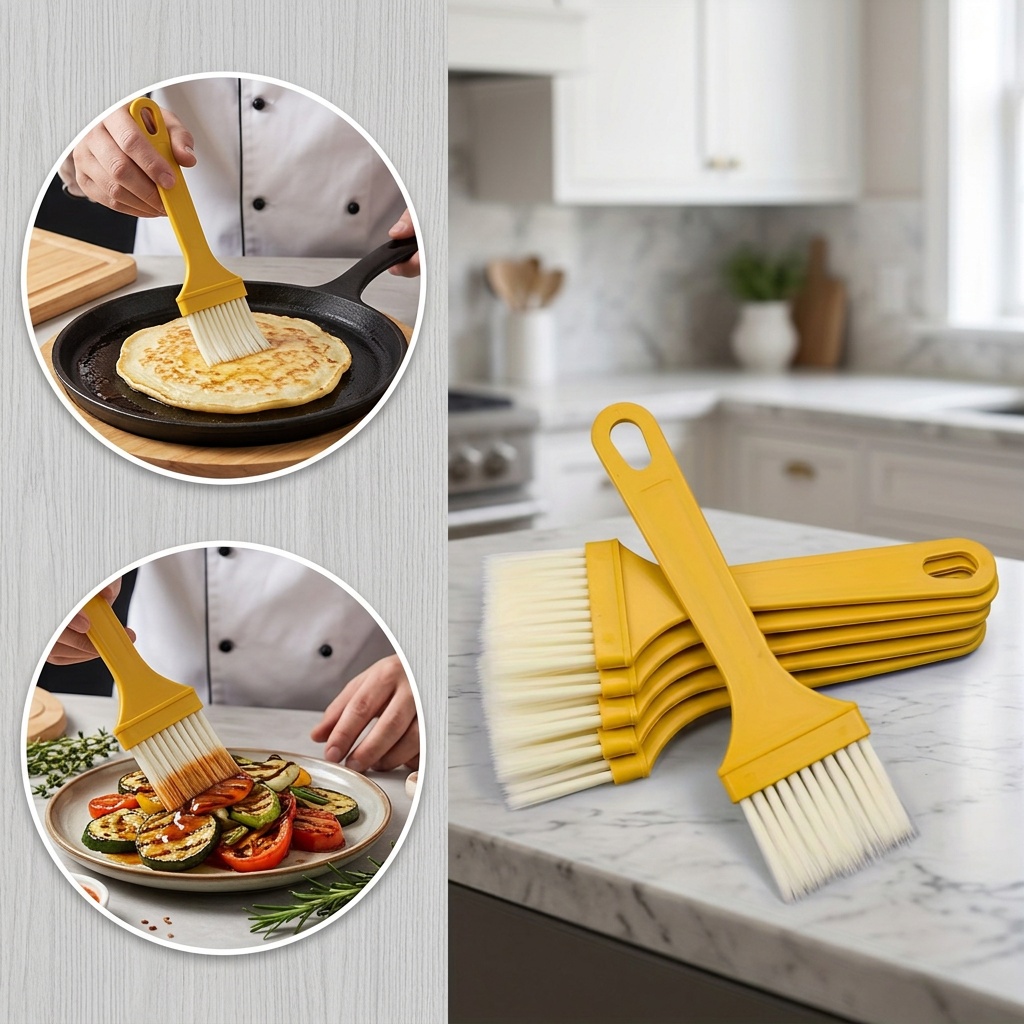Multi-Functional High-Temperature Resistant Oil Brush for BBQ