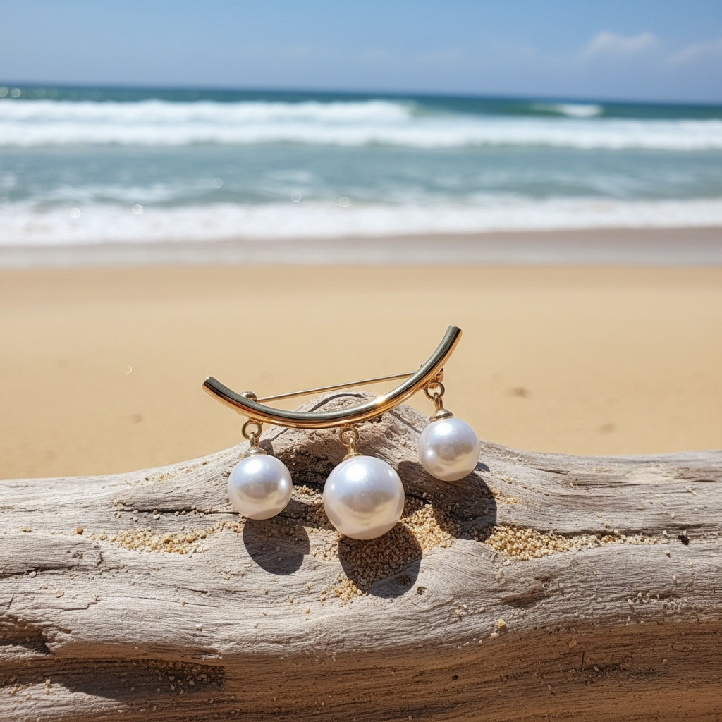 6 Elegant Pearl Brooch Waist Adjuster Suit-Mixed Color