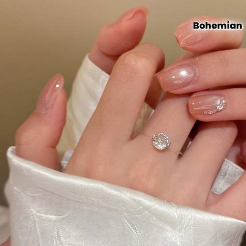 moissanite mermaids tear ring bohemian design ideal for gift occasions suitable for valentines day birthdays anniversaries