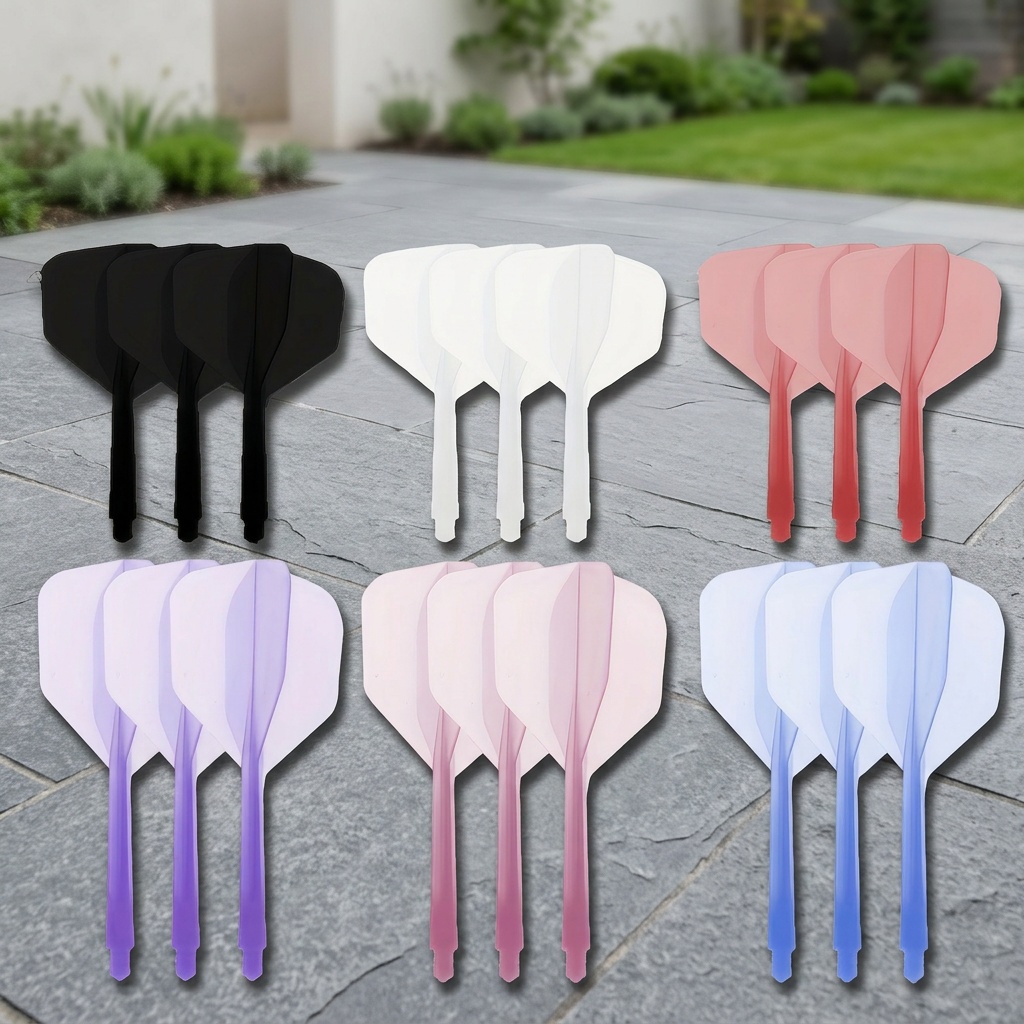 Durable Integrated Dart Shaft and Flights, 18pcs Set