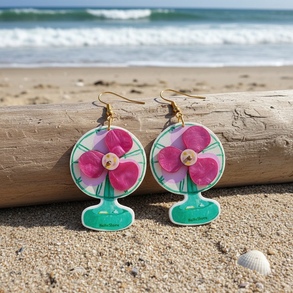 Women's Funny Cute Statement Acrylic Drop Dangle Earrings