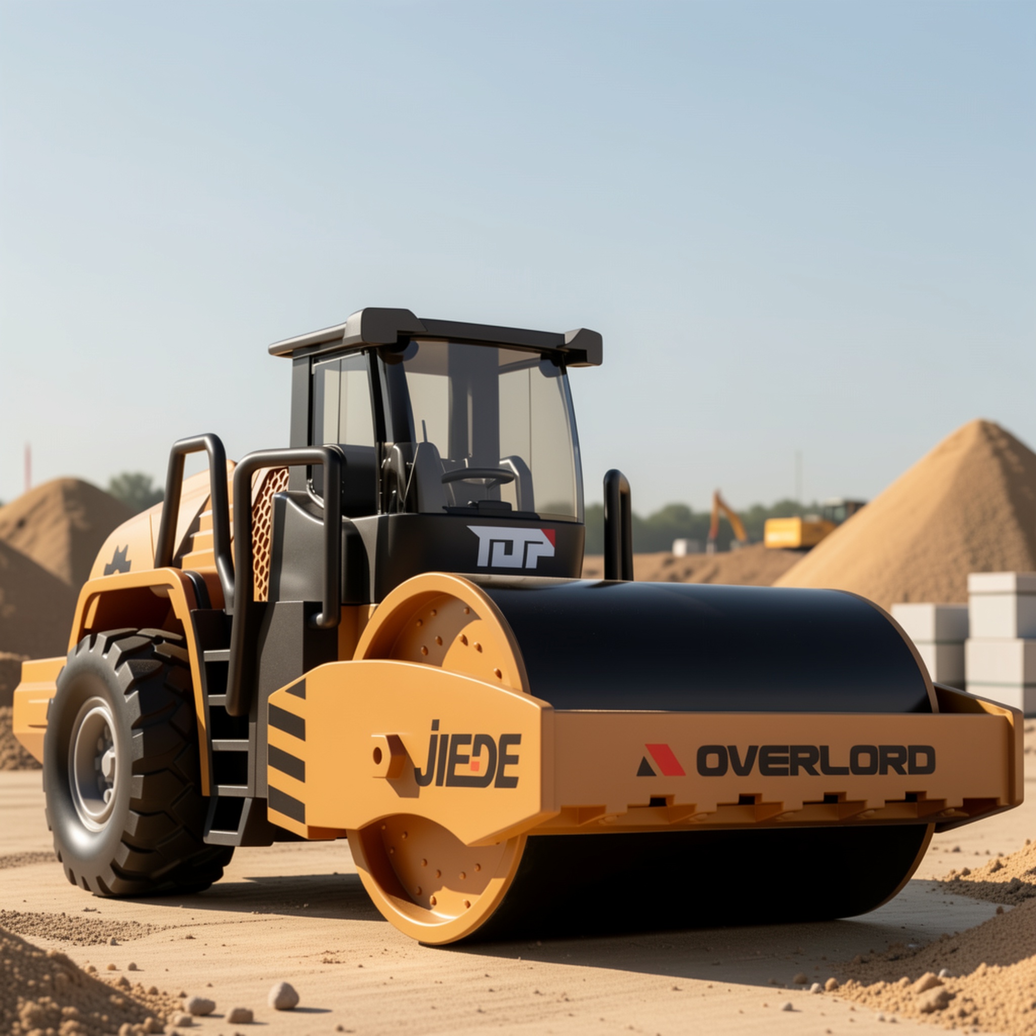 Road Roller Toy Construction Vehicle for Kids