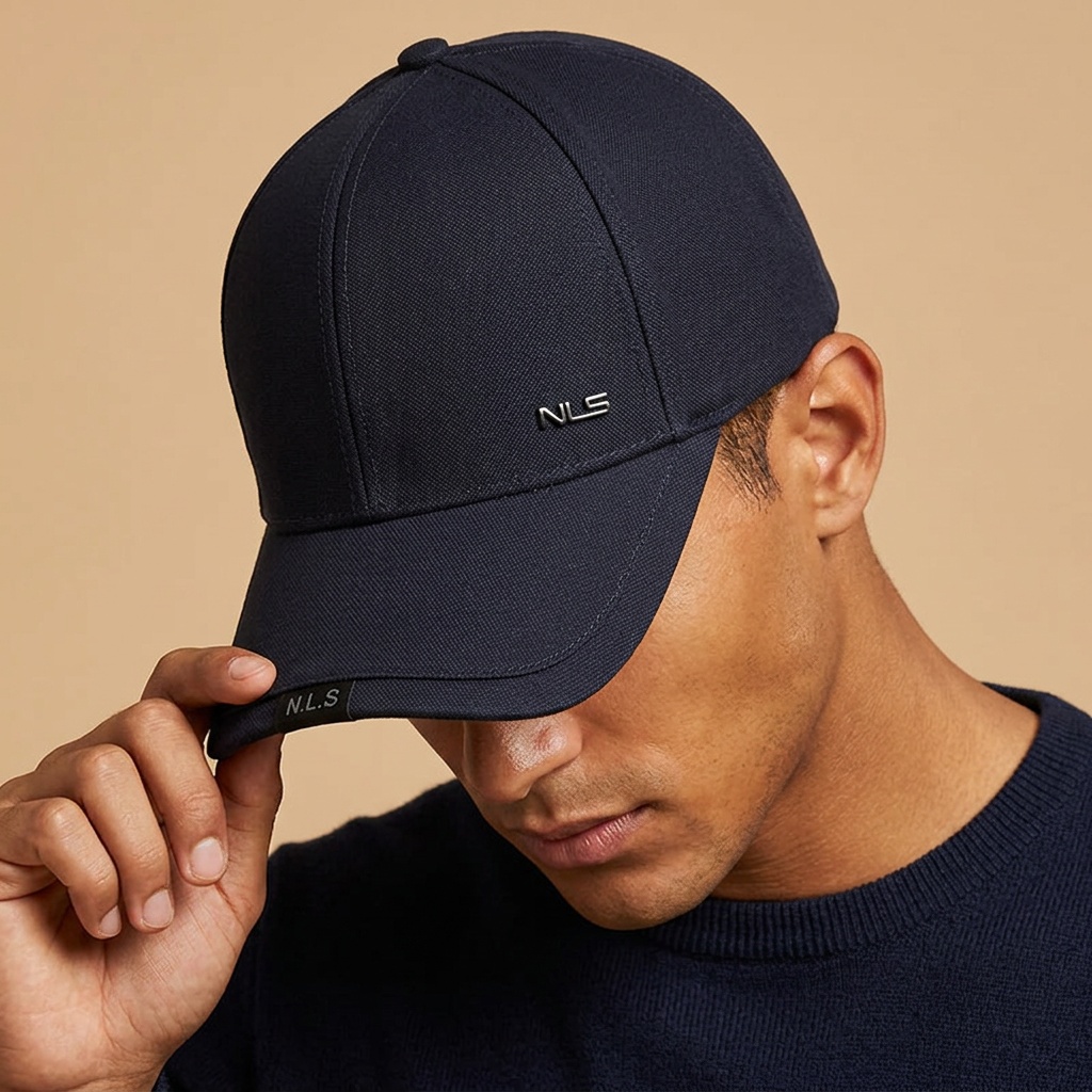 Men'S NLS Baseball Cap Outdoor Adjustable Fashion Casual Hat Suitable for Spring Autumn Travel Beach Party