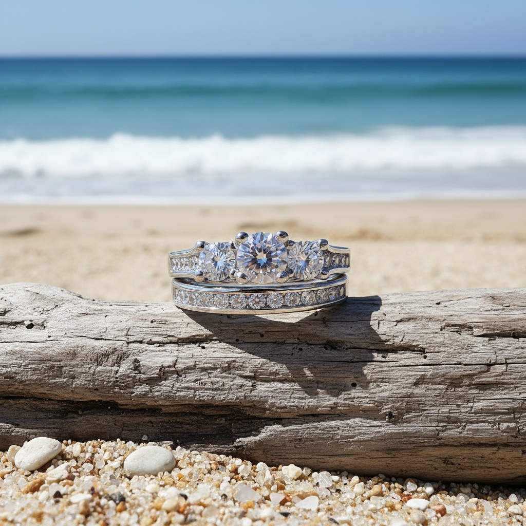 Hip-Hop Ring Set, Trendy Influencer 3pcs Combination Rings