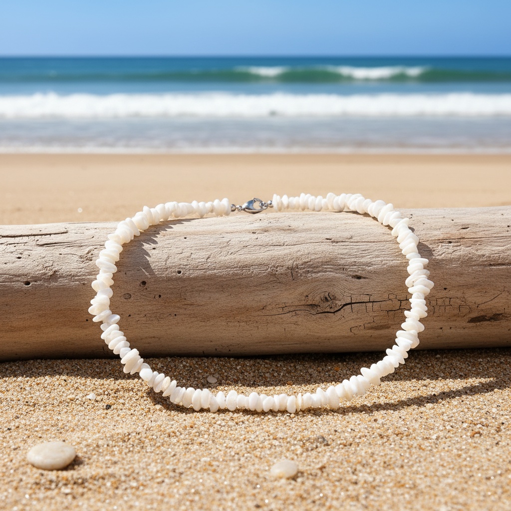 Women's Handmade Bohemian Style Shell Necklace for Summer