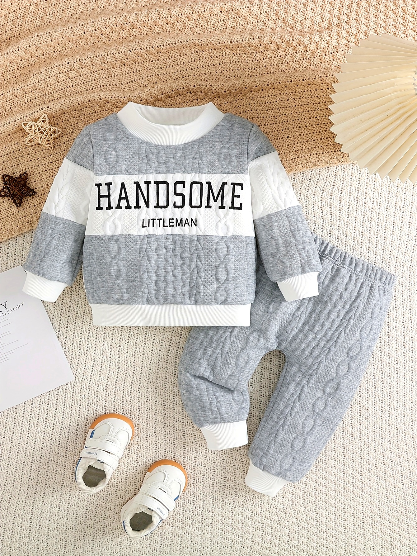Conjunto de 2 peças para bebé unissexo de inverno