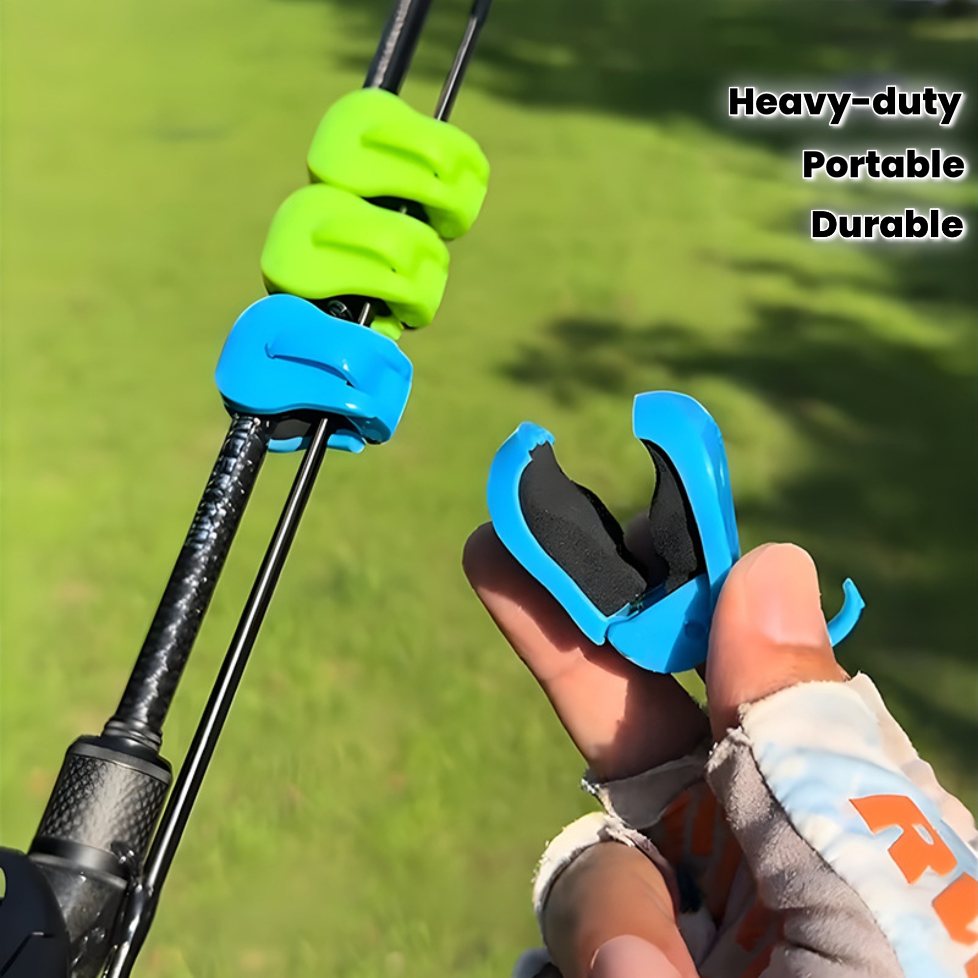 4pcs fishing rod holder heavy duty storage   stable handle portable for beach lake and marine use     pink ideal for professionals and beginners   durable pvc material