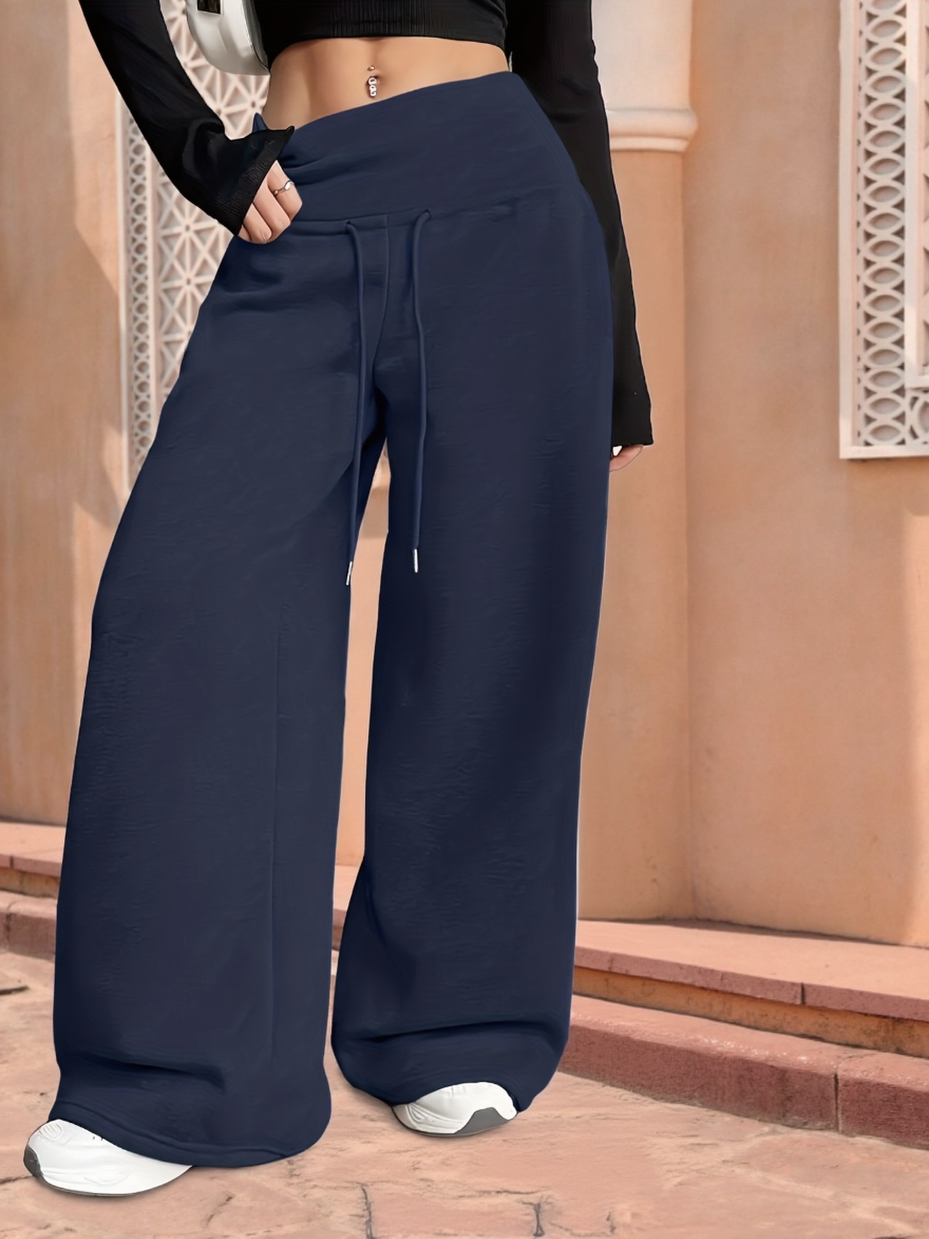 Thermal Wide-Legged Pants