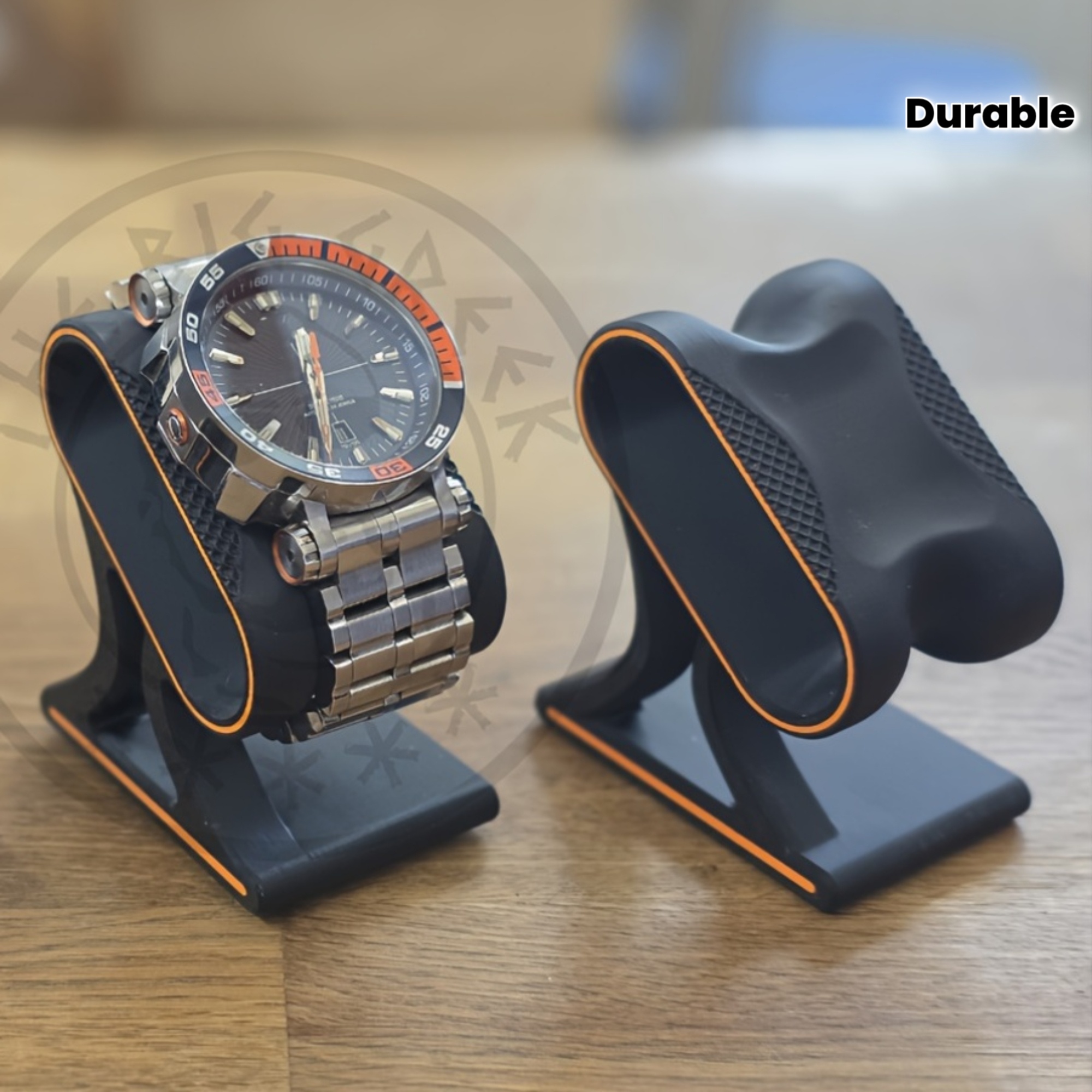elegant watch stand   design can   place the watch suitable for desks bedside tables display racks   using durable abs material   home and office decoration needs is   for desktop