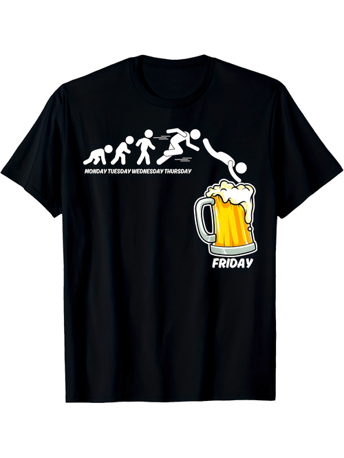 item picture humorous themed t shirts featuring beer alcohol and bar jokes suitable for men and women