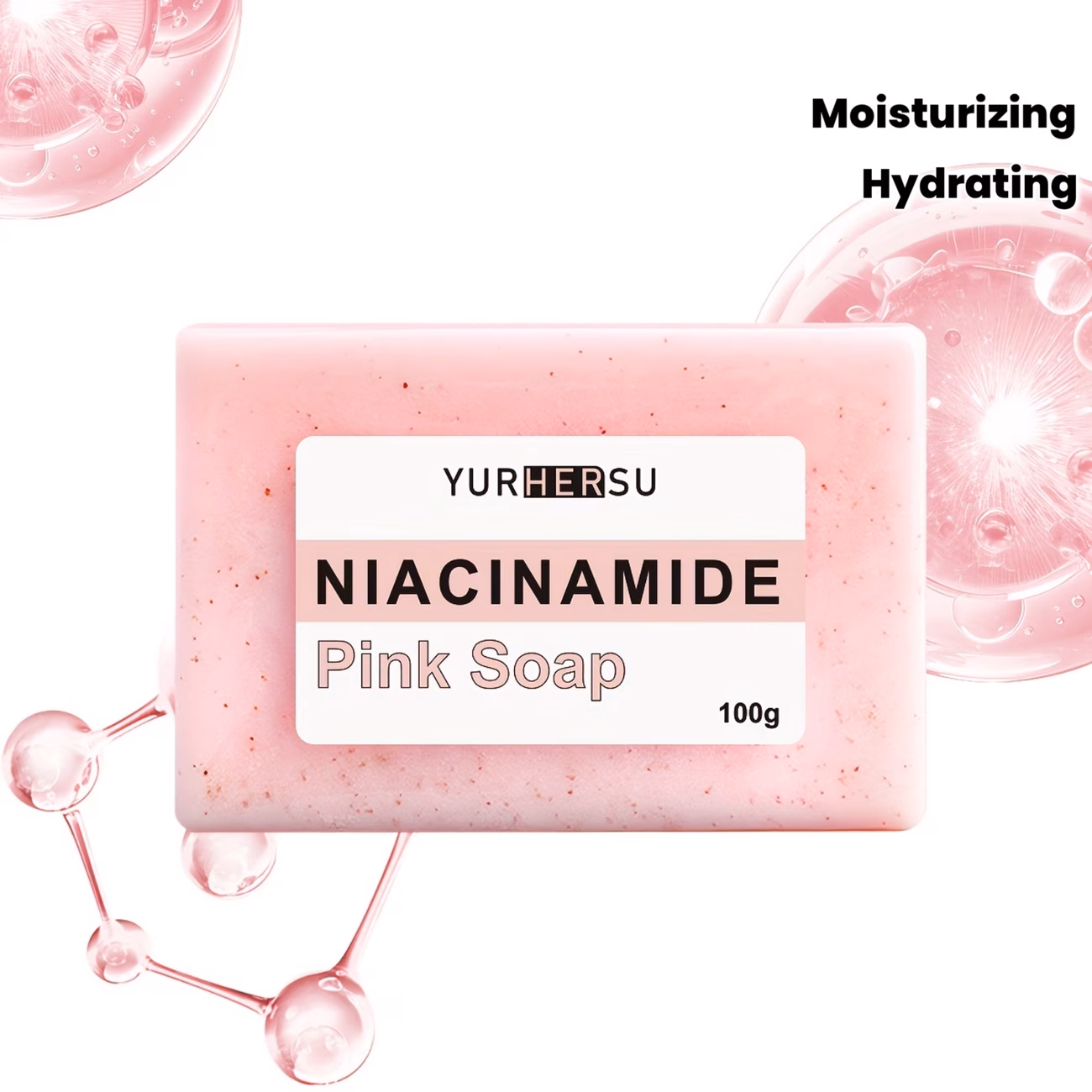 oil control face soap with niacinamide hydrating nicotinamide for glow cleansing face luxurious skin cleanser moisturizing skin Product details 1