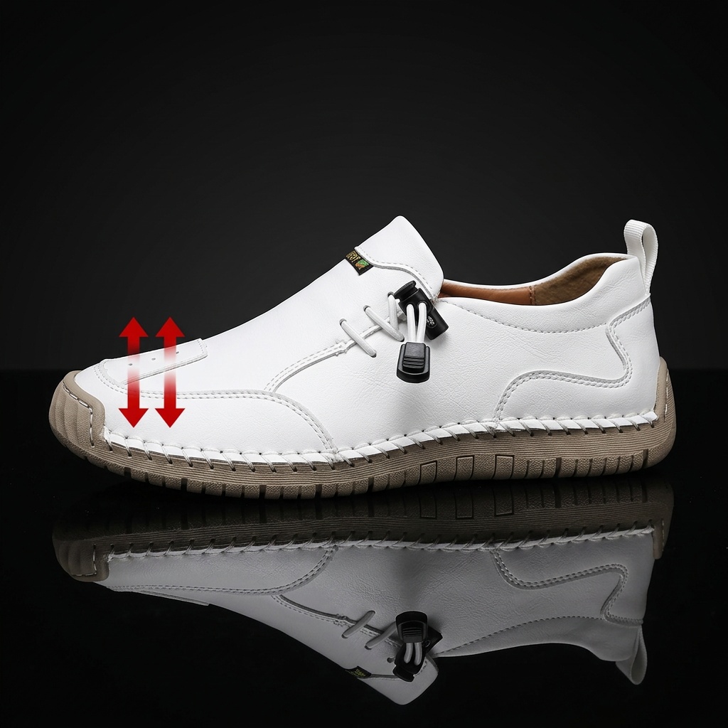 Couple's Wide Fit Sneakers, Comfortable Roomy Toe Box Shoes
