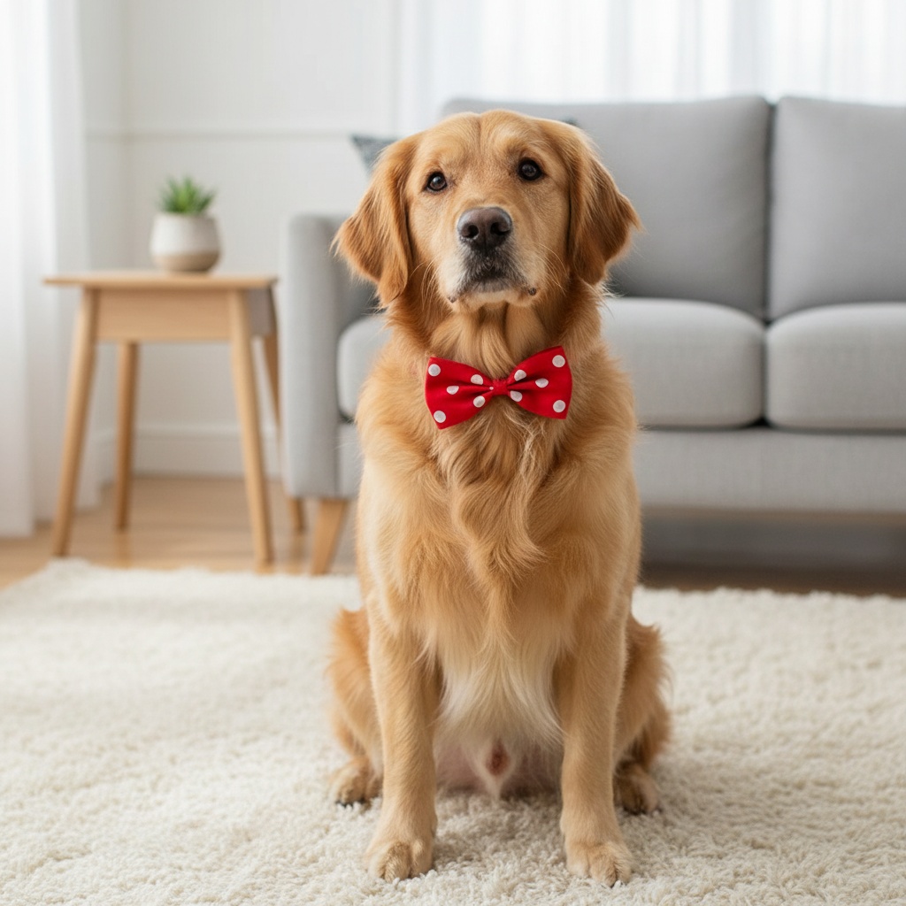 polka dot bow tie pet dog collars adjustable necklace collar safety bow tie collars dog pet supplies Product details 5