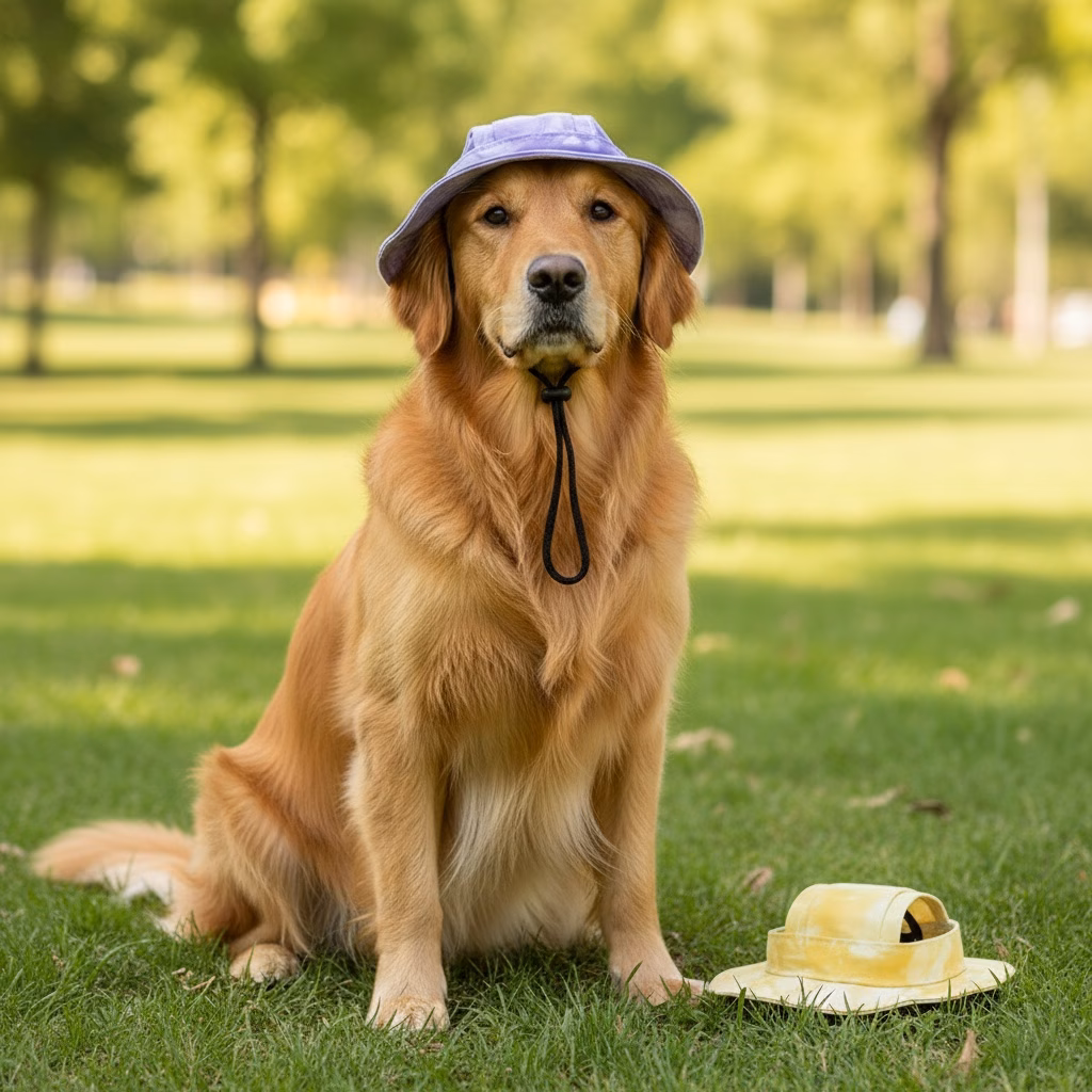 1pc pet sun hat breathable comfortable uv protection suitable for puppies and cats adjustable strap Product details 5