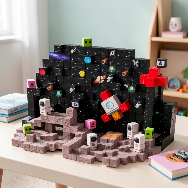 100pcs Magnetic Building Blocks STEM Construction Kit